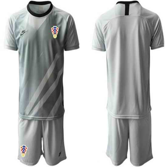 Mens Croatia Short Soccer Jerseys 006